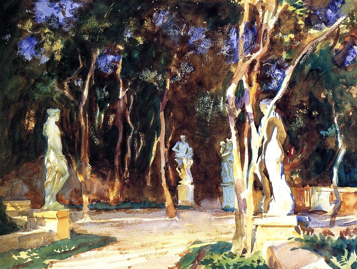 John Singer Sargent Shady Paths